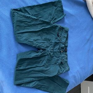 H&M Teal Slim Fit Trousers